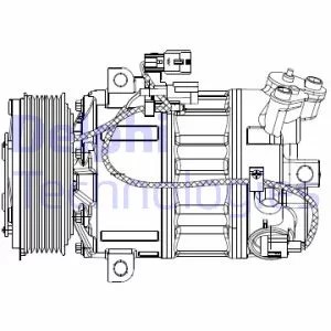 CS20477/DEL COMPRESOR KLIM.RENAULT LAGUNA 07-  