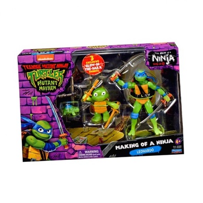 NINJA KORYTNAČKY Evolution Leonardo 3 Pack, figúrka