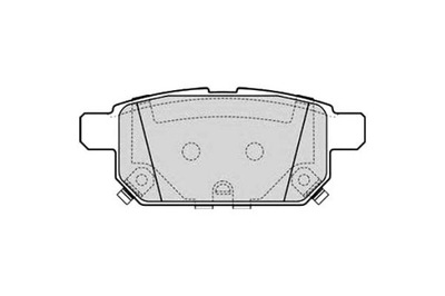 Delphi тормозные колодки тормозные suzuki baleno swift iv swi фото №1