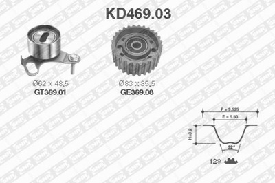 COMPUESTO ENGRANAJE DE DISTRIBUCIÓN SNR KD469.03 KD46903  