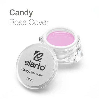 Żel Budujący Elarto Różowy Candy Rose Cover 50g