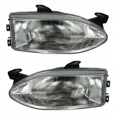 Fiat palio siena комплект фары лампы передний фото №1