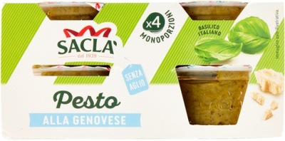 Pesto alla Genovese 4x45g 180g - Sacla świeże pesto włoskie