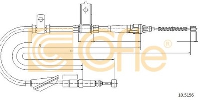 ТРОС ТОРМОЗНОЙ LANDROVER FREELANDER 98-00