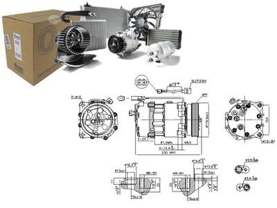 КОМПРЕССОР КОНДИЦИОНЕРА MERCEDES V 638 2 AUDI A3 TT FORD GALAXY I фото