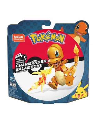 KLOCKI POKEMON CHARMANDER 180 ELEM. MEGA CONSTRUX