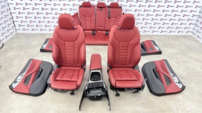 Bmw g26 сиденья заднее сиденье обшивки m-pakiet sport tacora rot кожа подогрев kpl uk фото №1