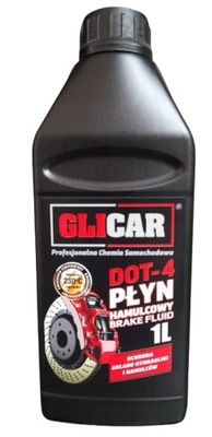 GLICAR ЖИДКОСТЬ ТОРМОЗНОЙ DOT-4 1L 1000ML BRAKE FLUID