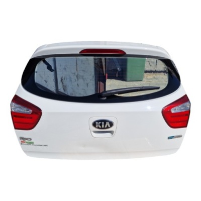 Kia rio iii lift 5d кришка багажника багажника ud white clear фото №1