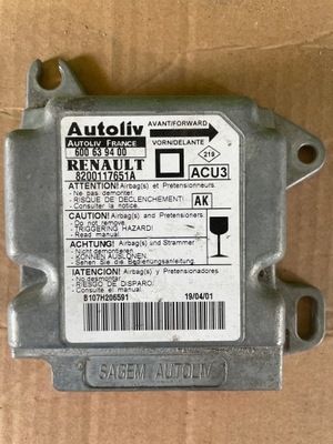 SENSOR BOLSAS DE AIRE AIRBAG RENAULT OE 8200117651A  