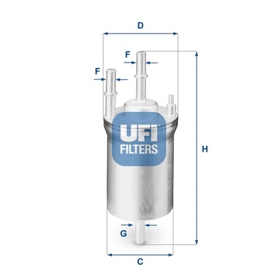 ФІЛЬТР ПАЛИВА UFI 31.833.00