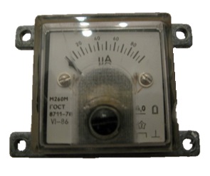 Mikroamperomierz M260M 0-100 µA