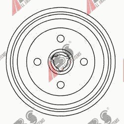 БАРАБАН ТОРМОЗНОЙ AUDI 80 86-91