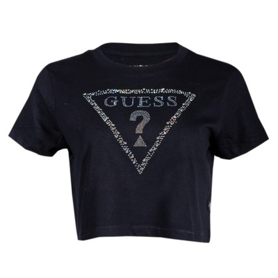 Top T-shirt GUESS Logo M1RI28 J1311 Granatowy