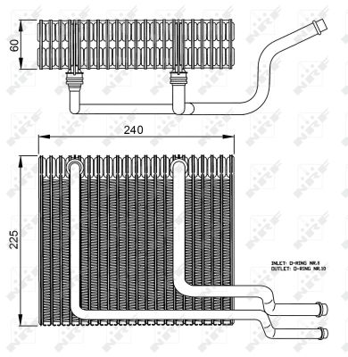 NRF VAPORIZADOR DE ACONDICIONADOR RENAULT SCENIC 99-  