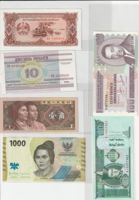 1140 - zestaw 10 sztuk Banknotów Świat