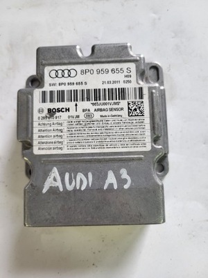 MODULIS JUTIKLIO AIRBAG AUDI A3 8P0959655S 