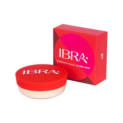 IBRA Makeup Sypki Puder Transparentny nr 1 12g