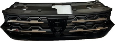 Dacia sandero iii stepway 10.2020- решётка радиатора решётка радиатора главная чёрный/хром накладки фото №1