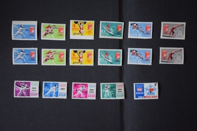 ZSRR znaczki pocztowe sport (czyste) !!!