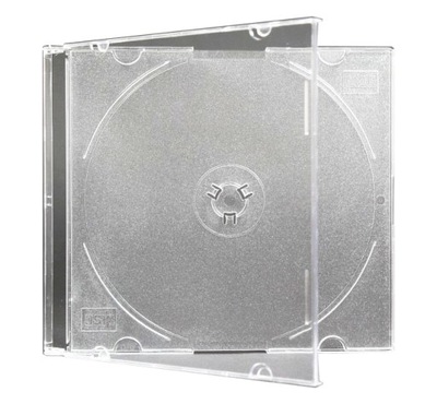 Pudełko na płytę CD/DVD slim 25szt przeźroczyste
