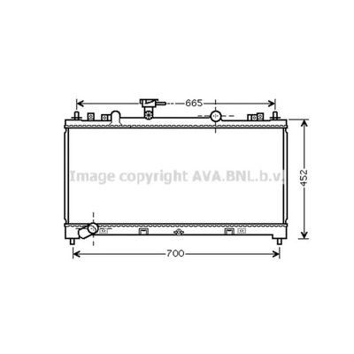 CHLODNICA, SISTEMA AUŠINIMO VARIKLIO AVA QUALITY COOLING MZ2226 