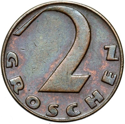 Austria - Republika - 2 Groschen Grosze 1925-1938