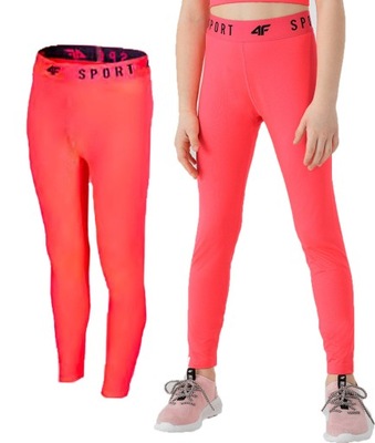 Legginsy sportowe 4F JSPDF002 getry na WF