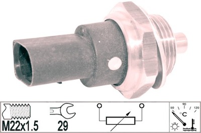 ERA ДАТЧИК ТЕМПЕРАТУРИ ДВИГУНА ВОДИ VW