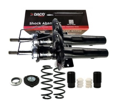 Амортизатори daco набір + пружини перед vw fox seat cordoba фото №1