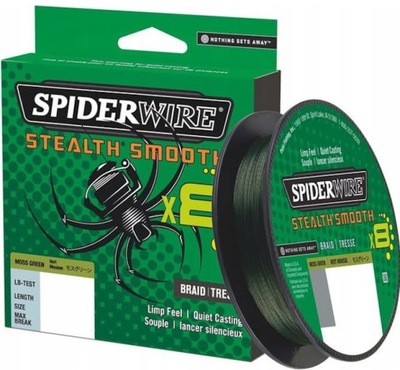 Spiderwire Plecionka Stealth 8 Green 0.06mm/150m