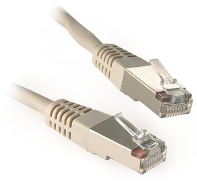 PATCHCORD KAT5E FTP 2M SZARY