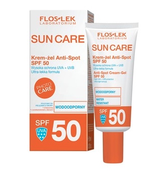 Flos-Lek Sun Care Krem-Żel Anti-Spot SPF 50 30 ml