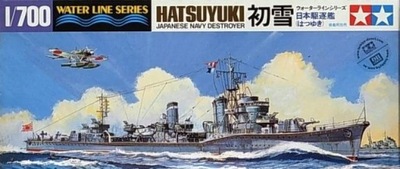 Tamiya 31404 1/700 Japanese Navy Destroyer Hatsuyuki