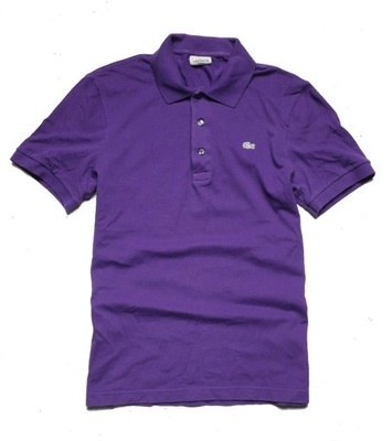 Lacoste Polo stretch fit koszulka fiolet fioletowa męska 4 M
