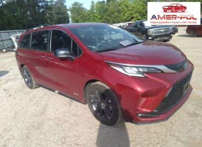 Toyota Sienna 2021, 2.5L, XSE, po gradobiciu