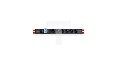 LISTWA ZASILAJĄCA RACK 19 1U 250V/16A 6X SCHUKO 3M