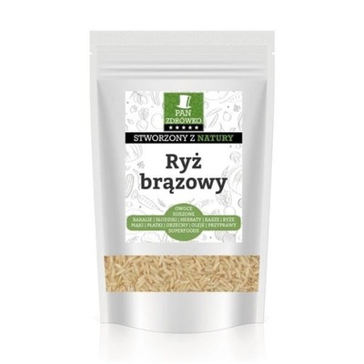 Ryż brązowy naturalny 1kg Pan zdrówko