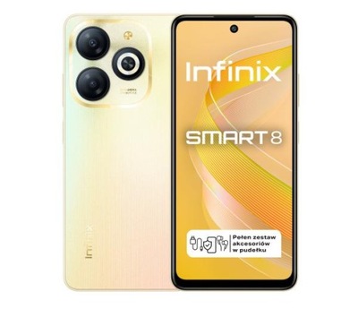 Smartfon Infinix Smart 8 3/64GB 6,6" 90Hz 13Mpix LTE Złoty