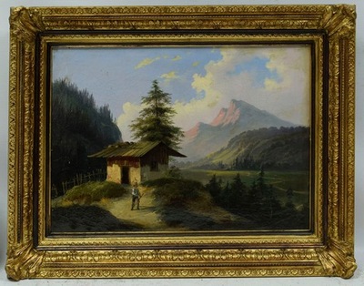 Eduard BOEHM (1830-1890) ART 7.500€ Stary obraz olej 73x58cm