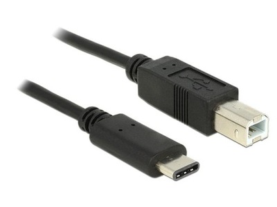 KABEL USB-C(M)->USB-B(M) 2.0 1M CZARNY