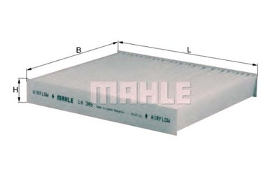 KNECHT ФИЛЬТР САЛОНА САЛОНА MAHLE 72880FE000 72880FE001