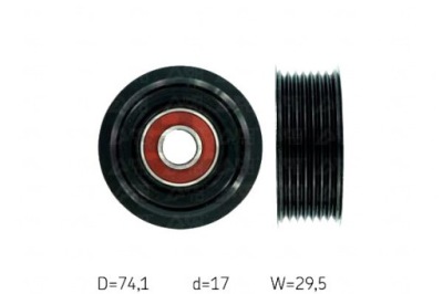 Skf vkm 63006 ролик напрямна / напрямна, ремінь клиновий зубчастий фото №1