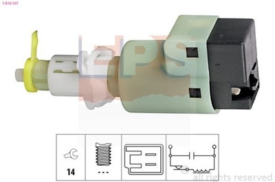 JUNGIKLIS ŽIBINTŲ STOP FIAT BRAVA 1.4 95-01 