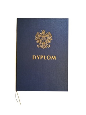 Okładka na dyplom z ORŁEM i napisem DYPLOM A5 1szt