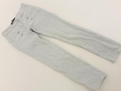 NEXT jeansowe SPODNIE RURKI wygodne PASKI z zipami _ 38