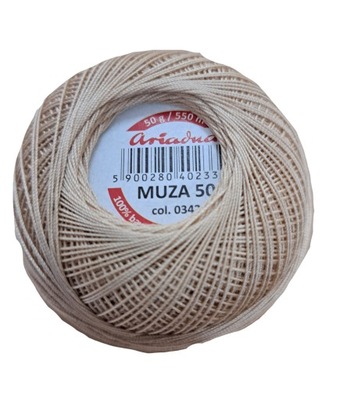 Kordonek MUZA 50 ARIADNA 550m/50g - 342 beż