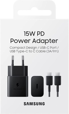 ŁADOWARKA SAMSUNG 15W USB-C FAST CHARGE ORYGINAŁ