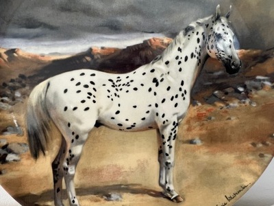 TALERZ SPODE APPALOOSA 1990