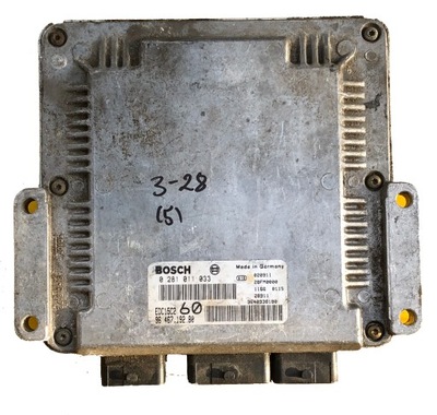 Ecu peugeot 807 2.2hdi 0281011033 9646719280 фото №1